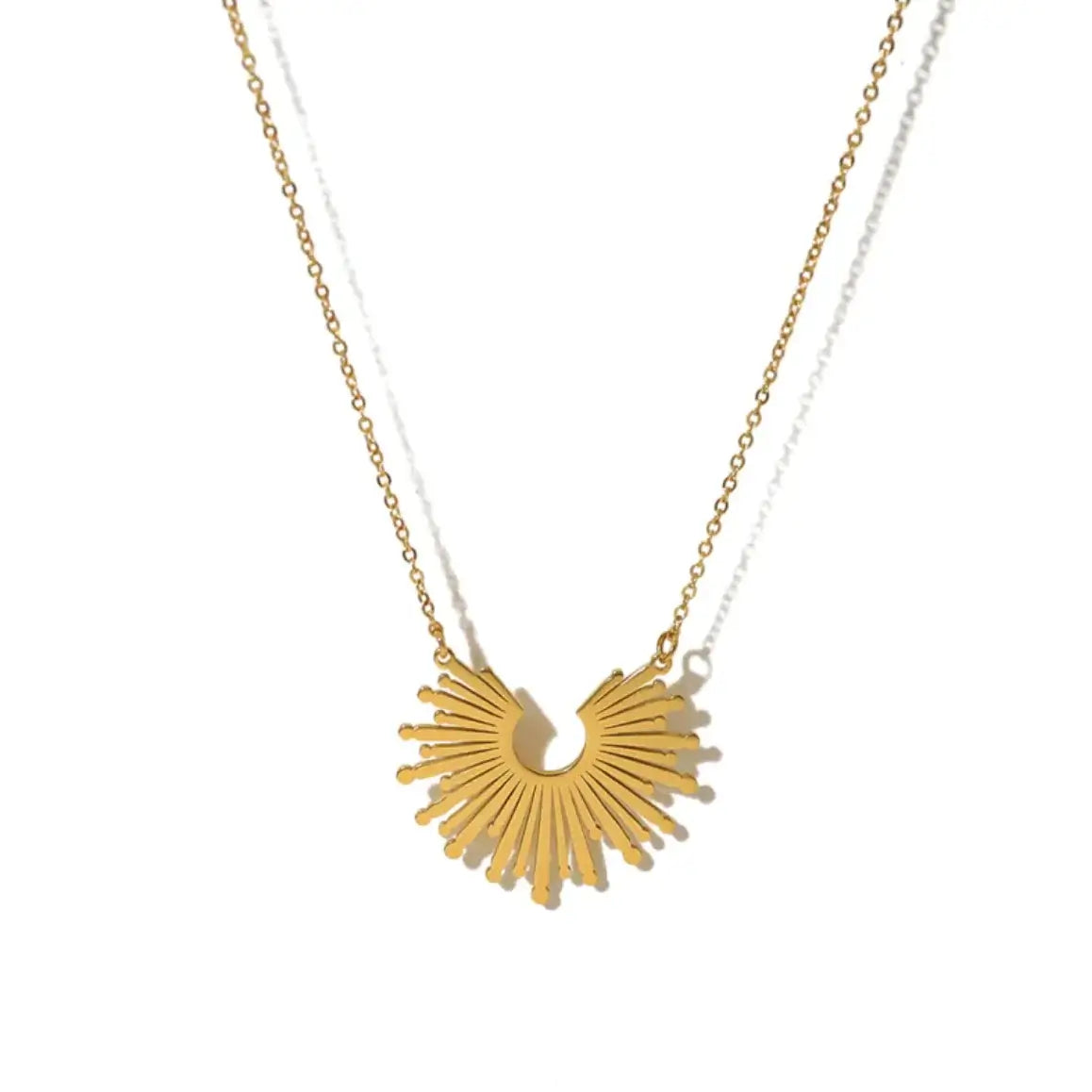 VIELLA SOLARA SUNFLOWER NECKLACE - VIELLA