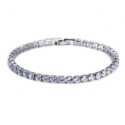 Cubic Zirconia Chain Bracelet - VIELLA