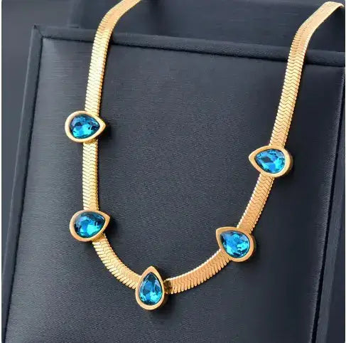 VIELLA AZURE NECKLACE - VIELLA