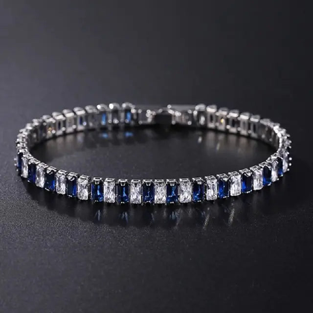 Cubic Zirconia Chain Bracelet - VIELLA