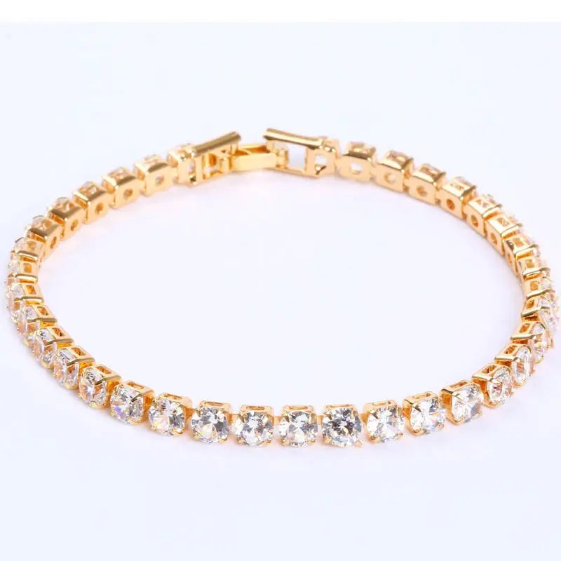 Cubic Zirconia Chain Bracelet - VIELLA