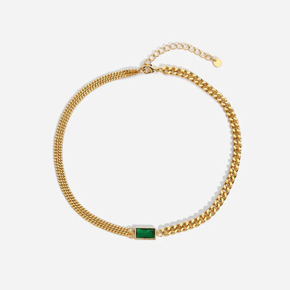 VIELLA EMERALD ESSENCE NECKLACE