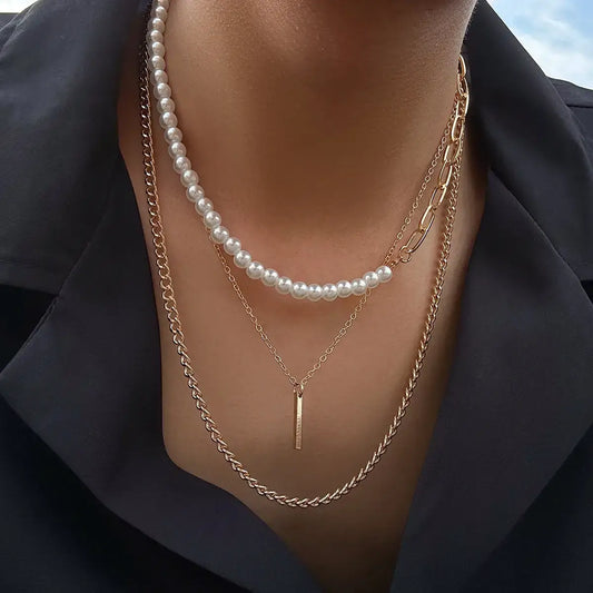 VIELLA ORION PEARL NECKLACE - VIELLA