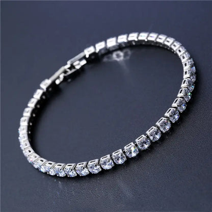 Cubic Zirconia Chain Bracelet - VIELLA