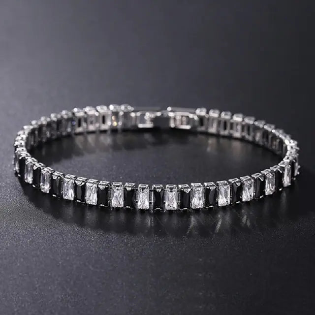 Cubic Zirconia Chain Bracelet - VIELLA