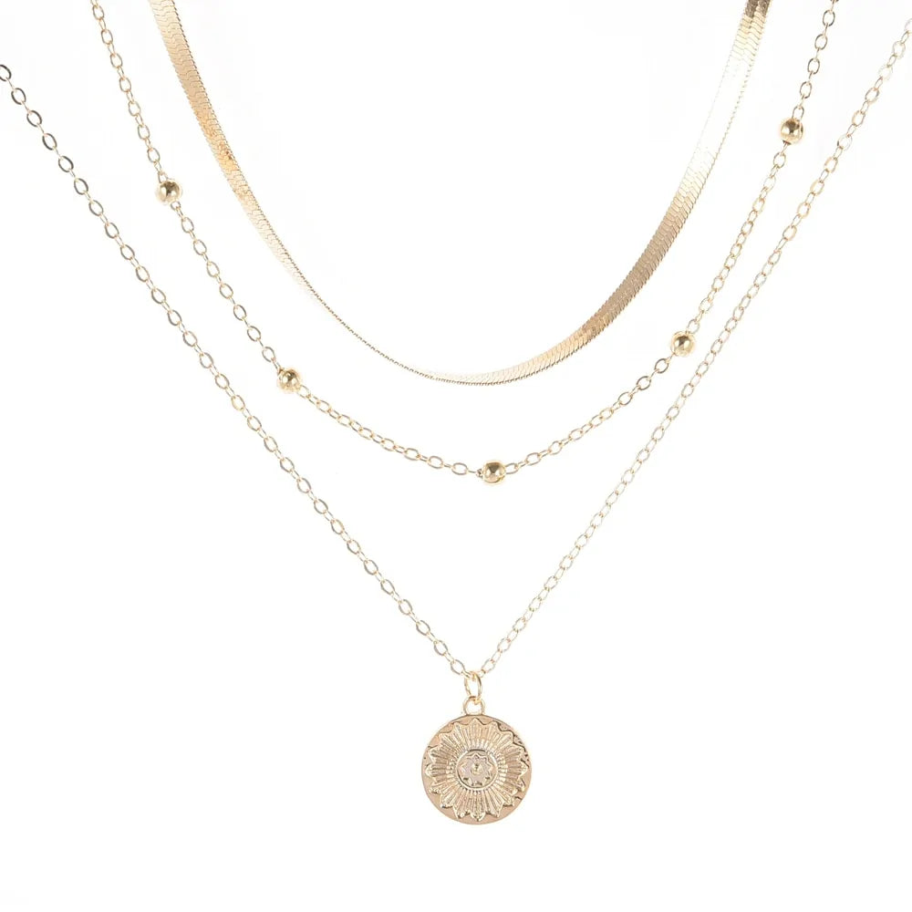 VIELLA SERENITY LOTUS NECKLACE